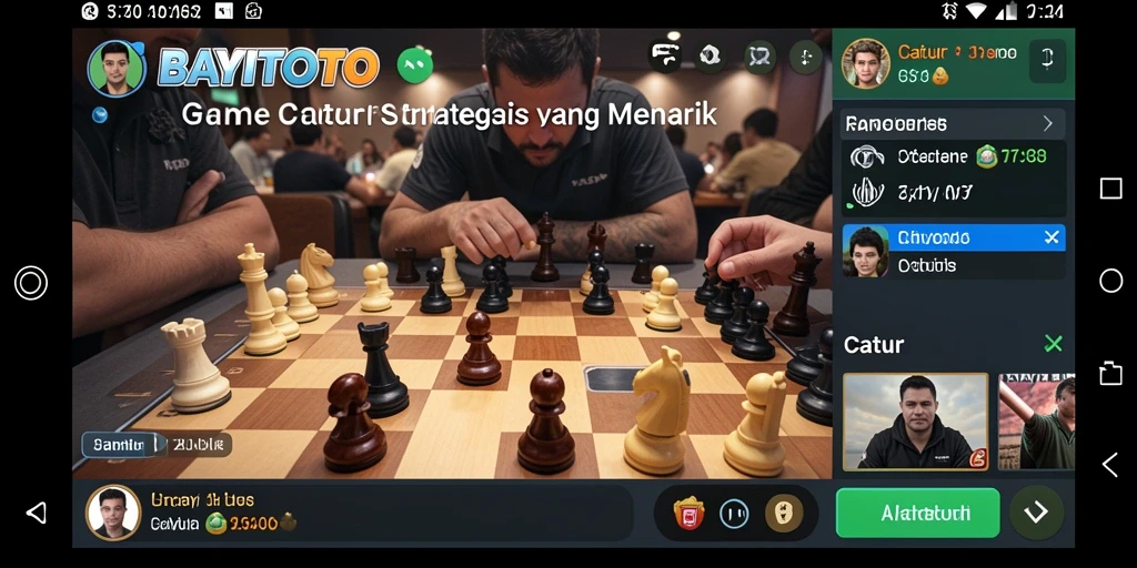 Tampilan antarmuka catur yang menarik dan intuitif di BAYITOTO.