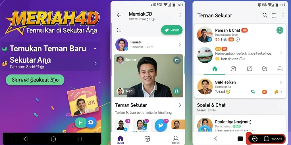 Tampilan antarmuka MERIAH4D yang user-friendly dan menarik.