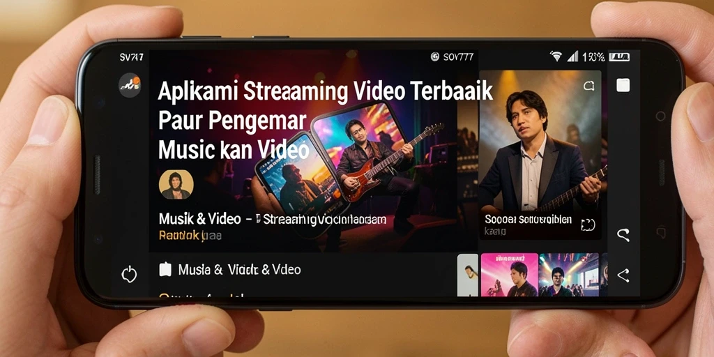 Tampilan antarmuka SOV777 yang intuitif dengan berbagai pilihan Streaming Video.
