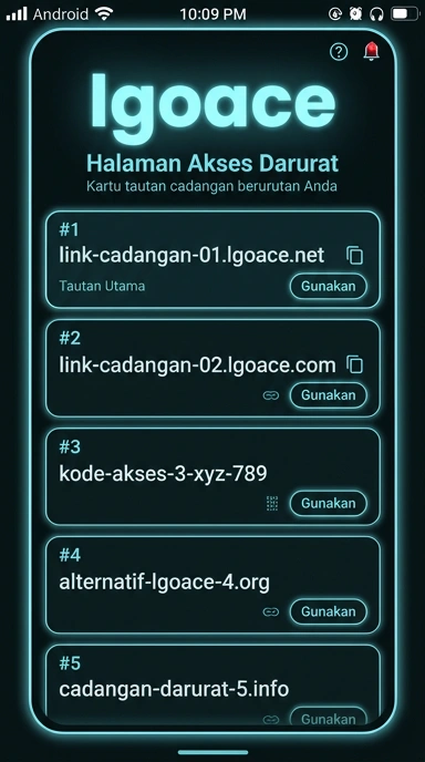 Link Alternatif lgoace untuk Pengguna Android